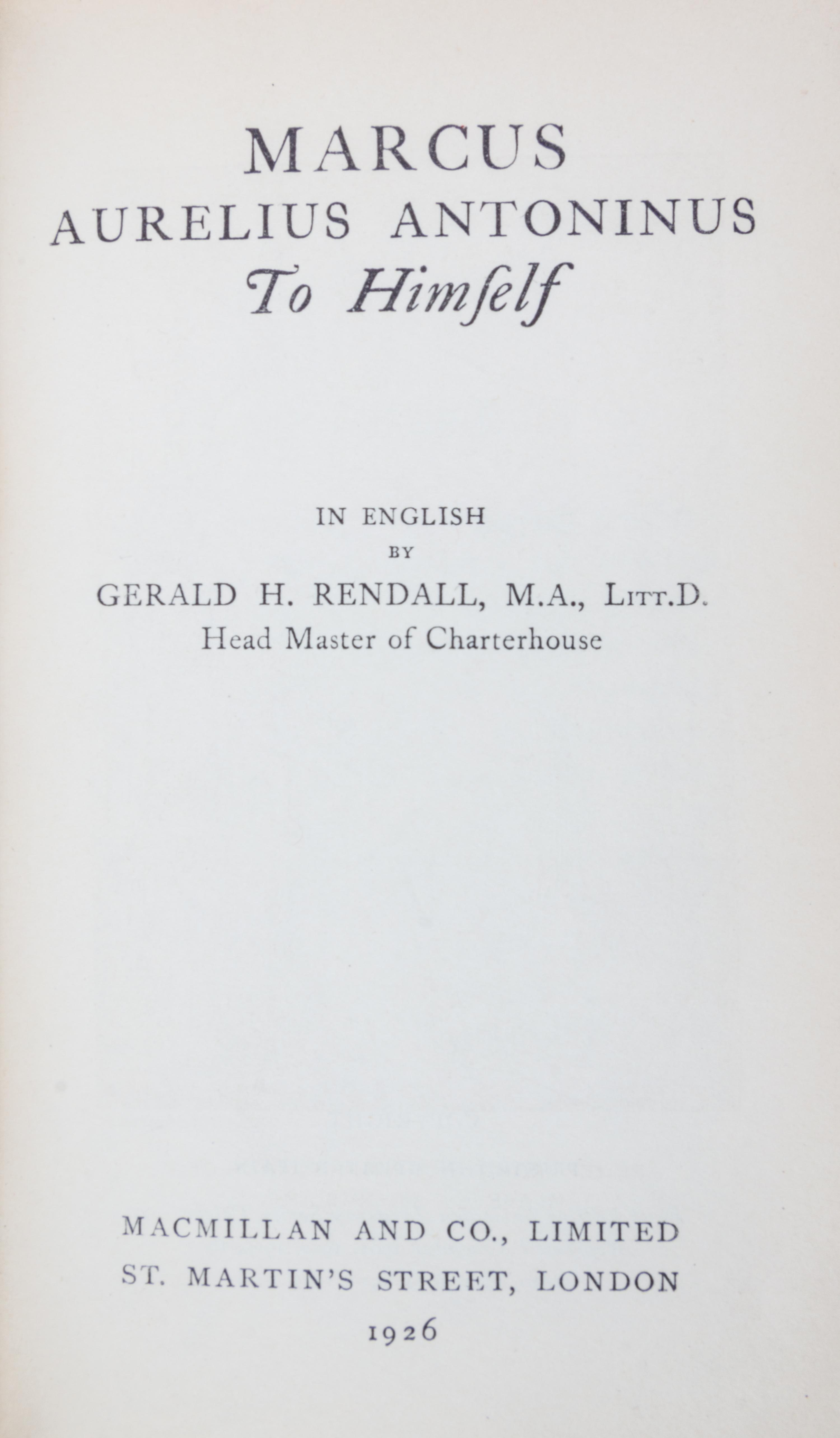 (BINDINGS). Four books bound by Sangorski and Sutcliff.