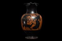 An Attic Black-Figured Trefoil Oinochoe