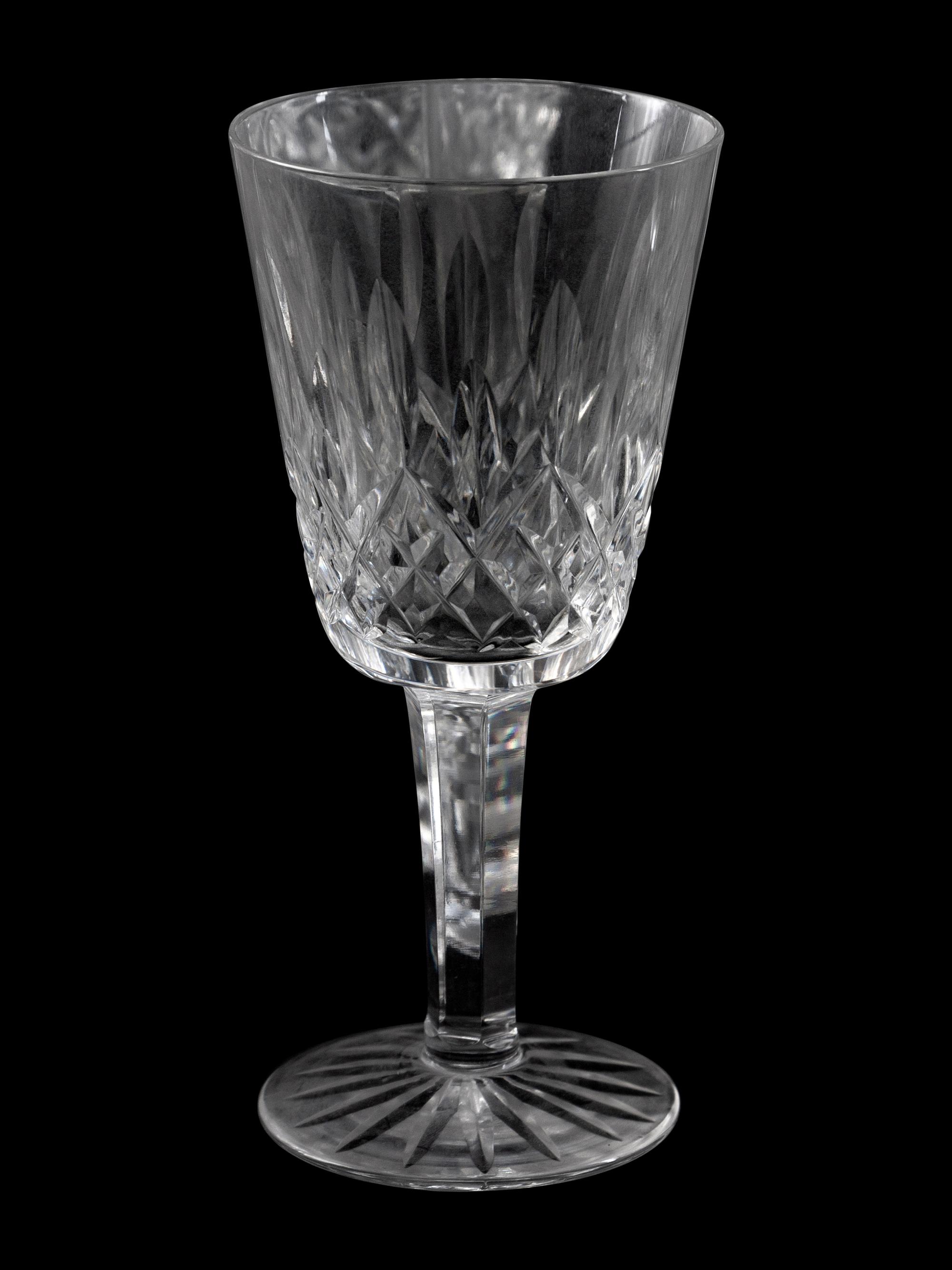 A Group of Waterford Lismore Glass Stemware