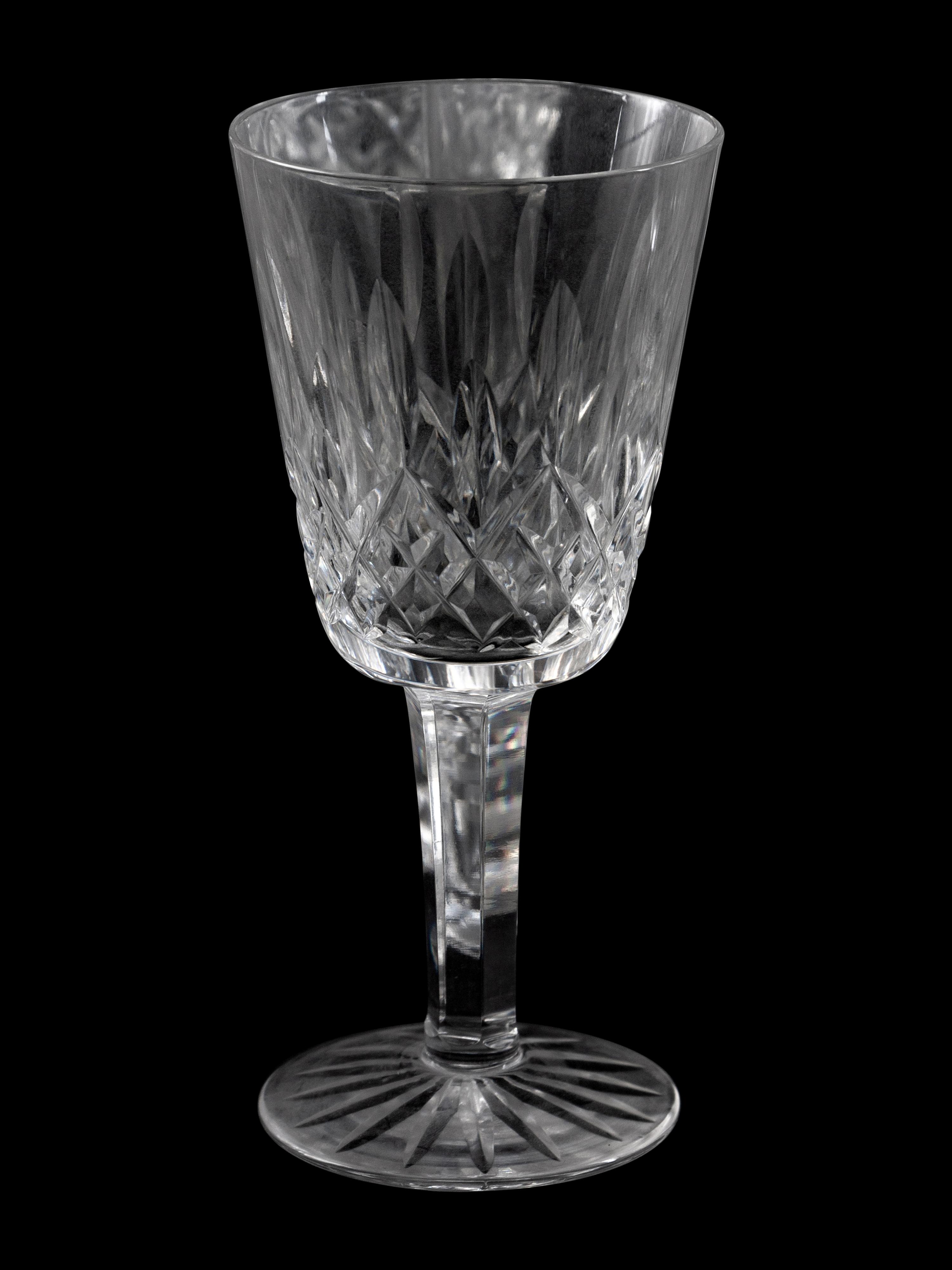 A Group of Waterford Lismore Glass Stemware