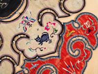 Four Chinese Embroidered Silk Ladies' Festival Collars