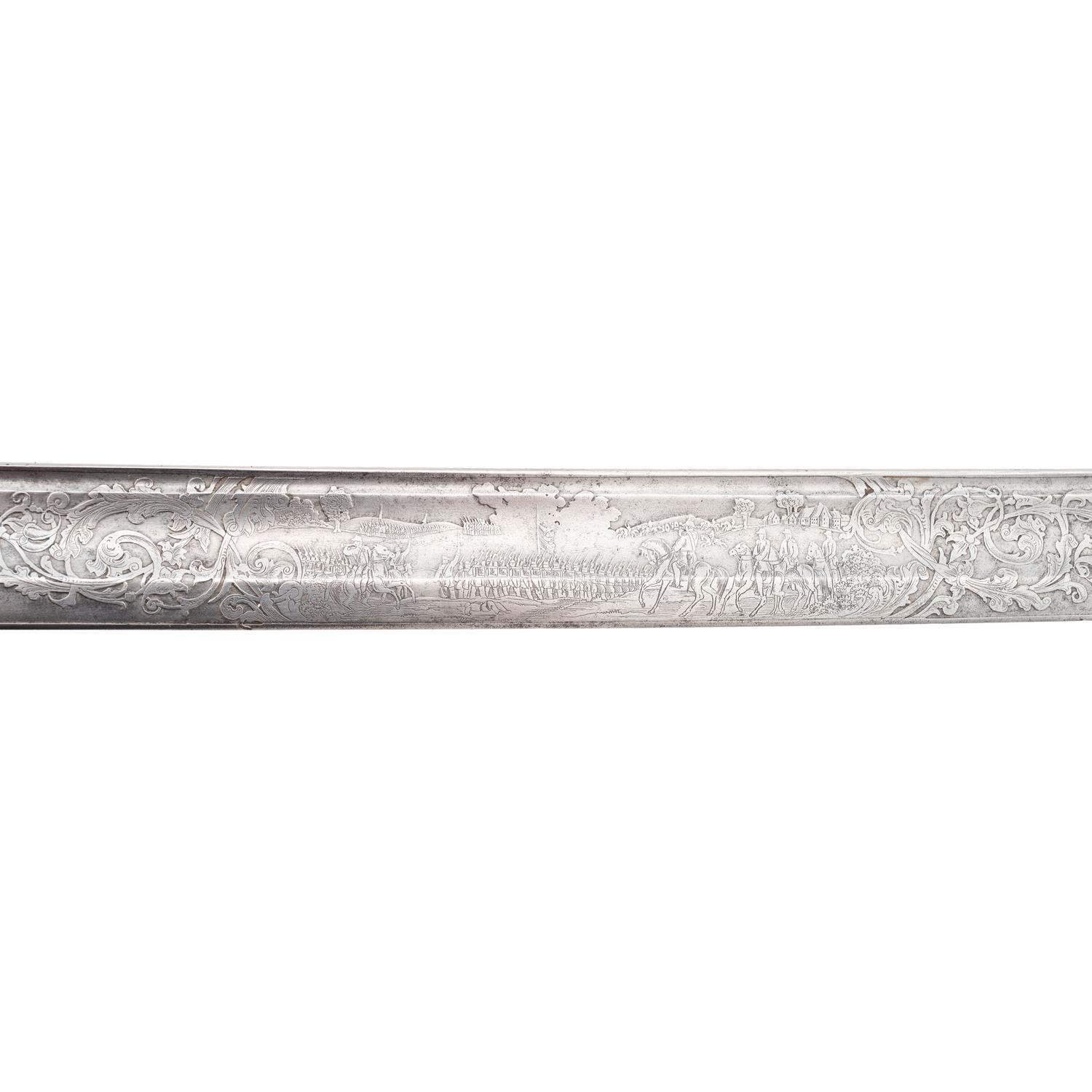 Combination French Hilt Schuyler, Hartley & Graham Officer's Sword Inscribed to Lt. Mason Rea 24th Mass. Infantry - KIA at Drewy's Bluff
