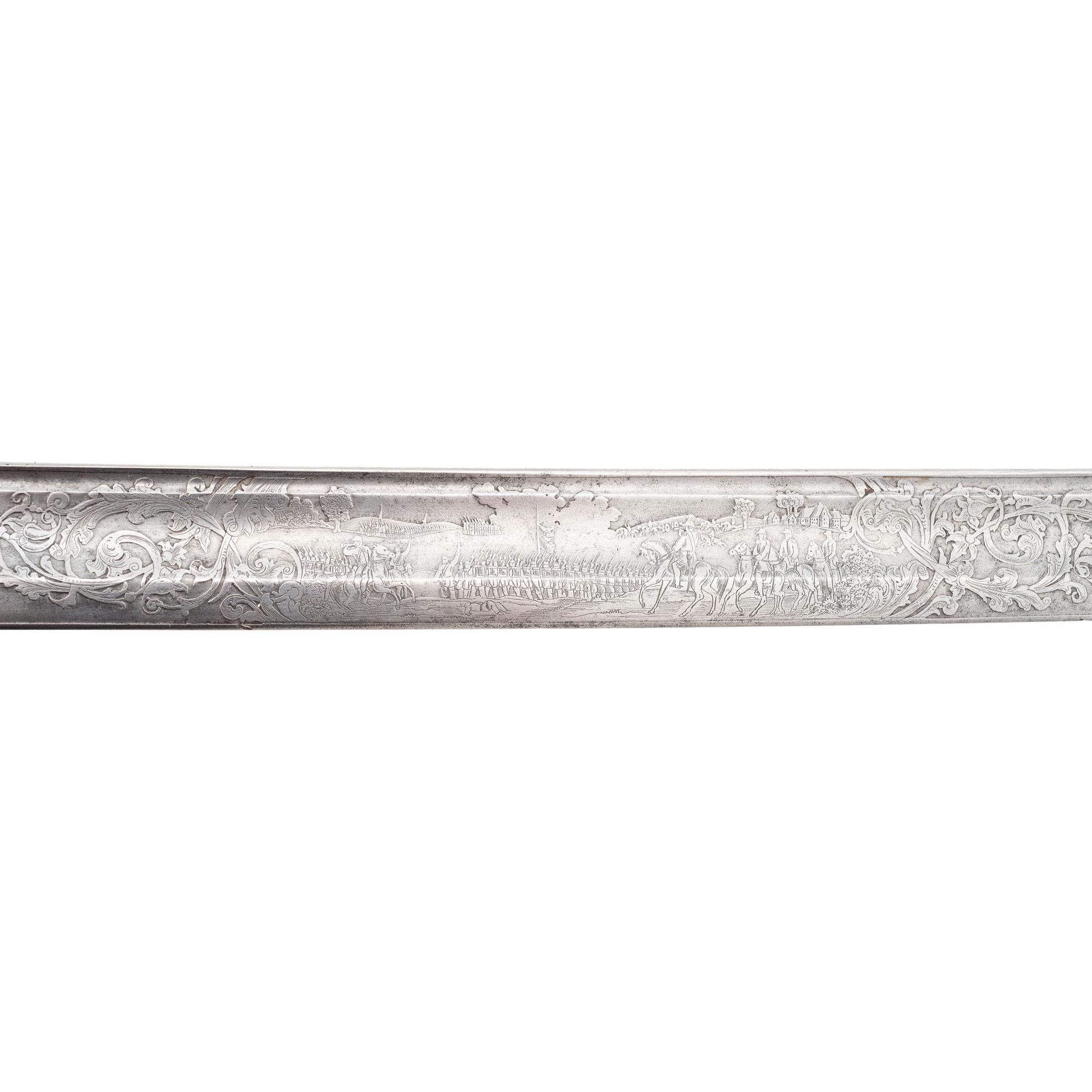Combination French Hilt Schuyler, Hartley & Graham Officer's Sword Inscribed to Lt. Mason Rea 24th Mass. Infantry - KIA at Drewy's Bluff