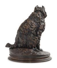 Three French Bronze Figures of Dogs