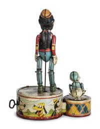 A Marx 'Walt Disney's Donald Duck Duet' Tin Windup Toy