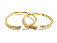 A Pair of Thracian Gold Bracelets