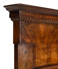 A Continental Walnut Mirror