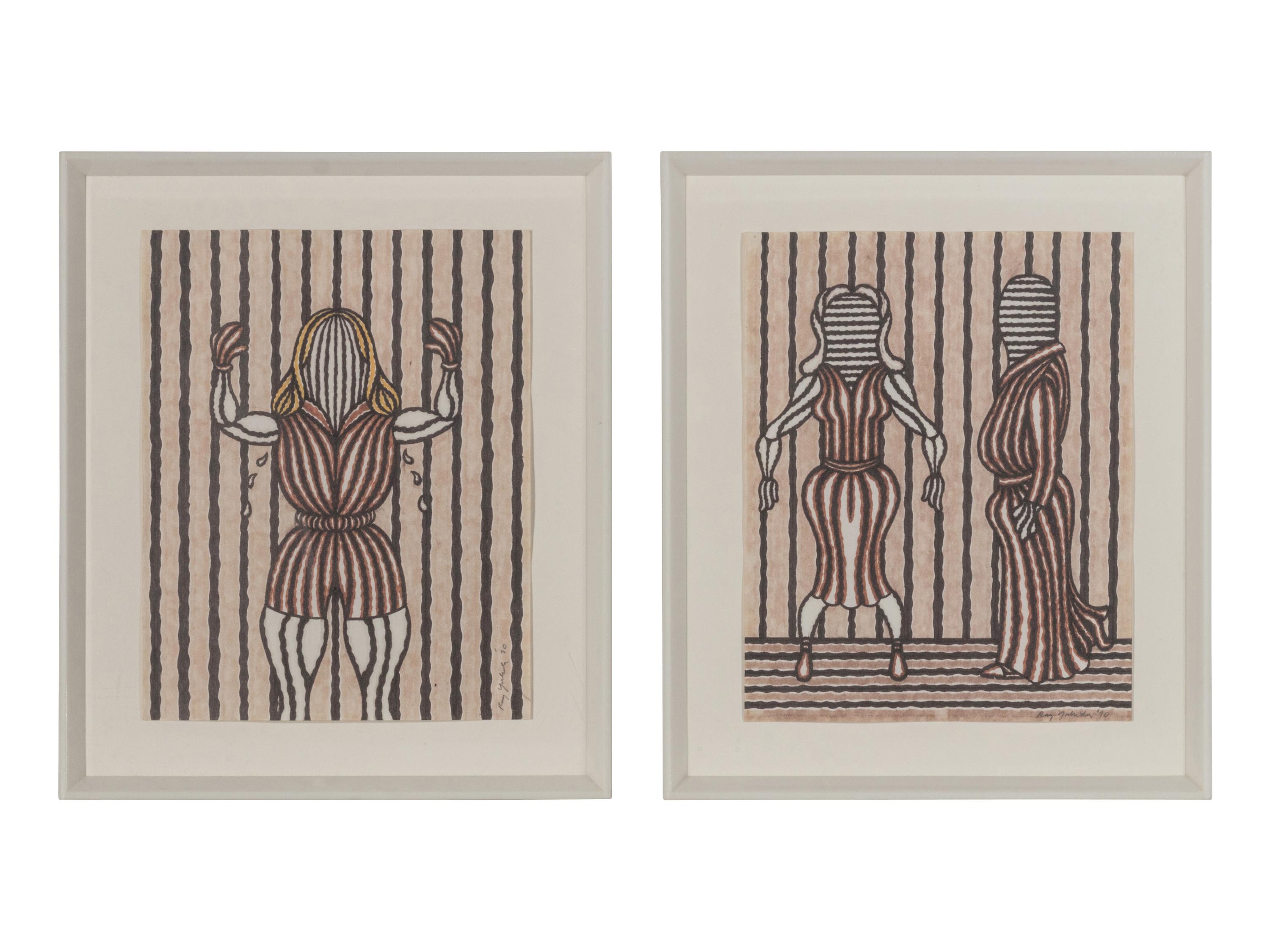 Unitled (Figure) and Untitled (Figures) , 1970