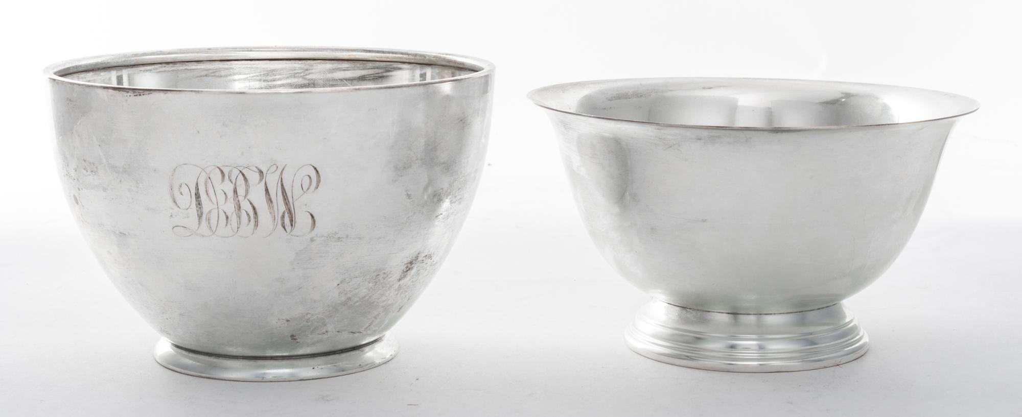 Two American Silver Footed Bowls, , comprising an example by Randahl and an example by Webster.
