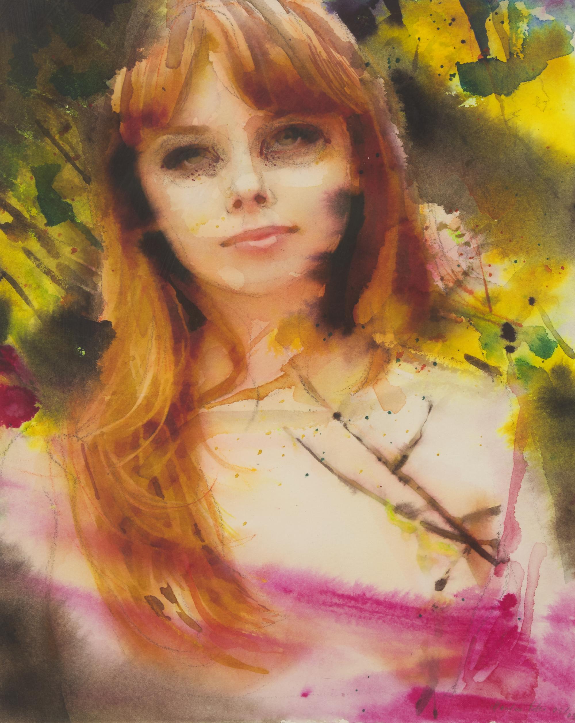 Martin Eder (German, b. 1968) — untitled (686MEgirl05/05) , 2005