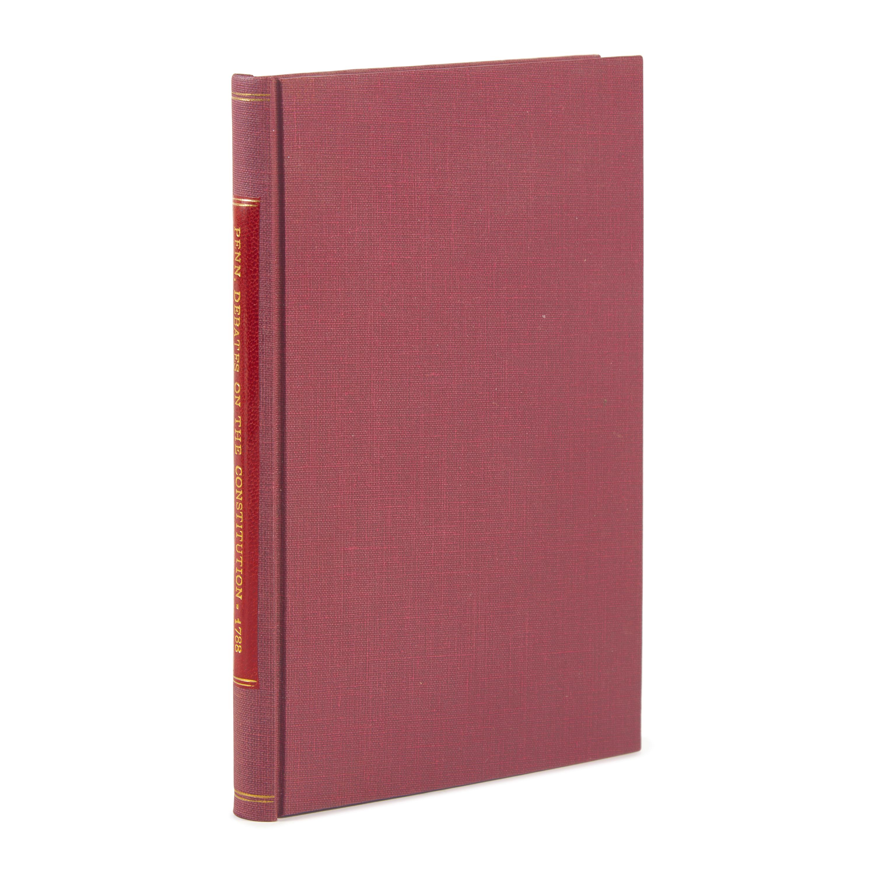 [Constitution] Rare First Edition of this Pamphlet Published in Support of the Constitution's Ratification, Containing One of the Earliest Printings of the Proposed Federal Charter