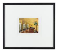 Eight Lithographs Depicting Interiors — 20TH CENTURY