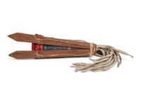 Kiowa Beaded Hide Toy Cradles