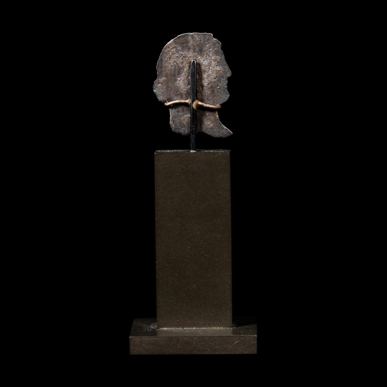 A Greek Gilt-Silver Apollo Appliqué
