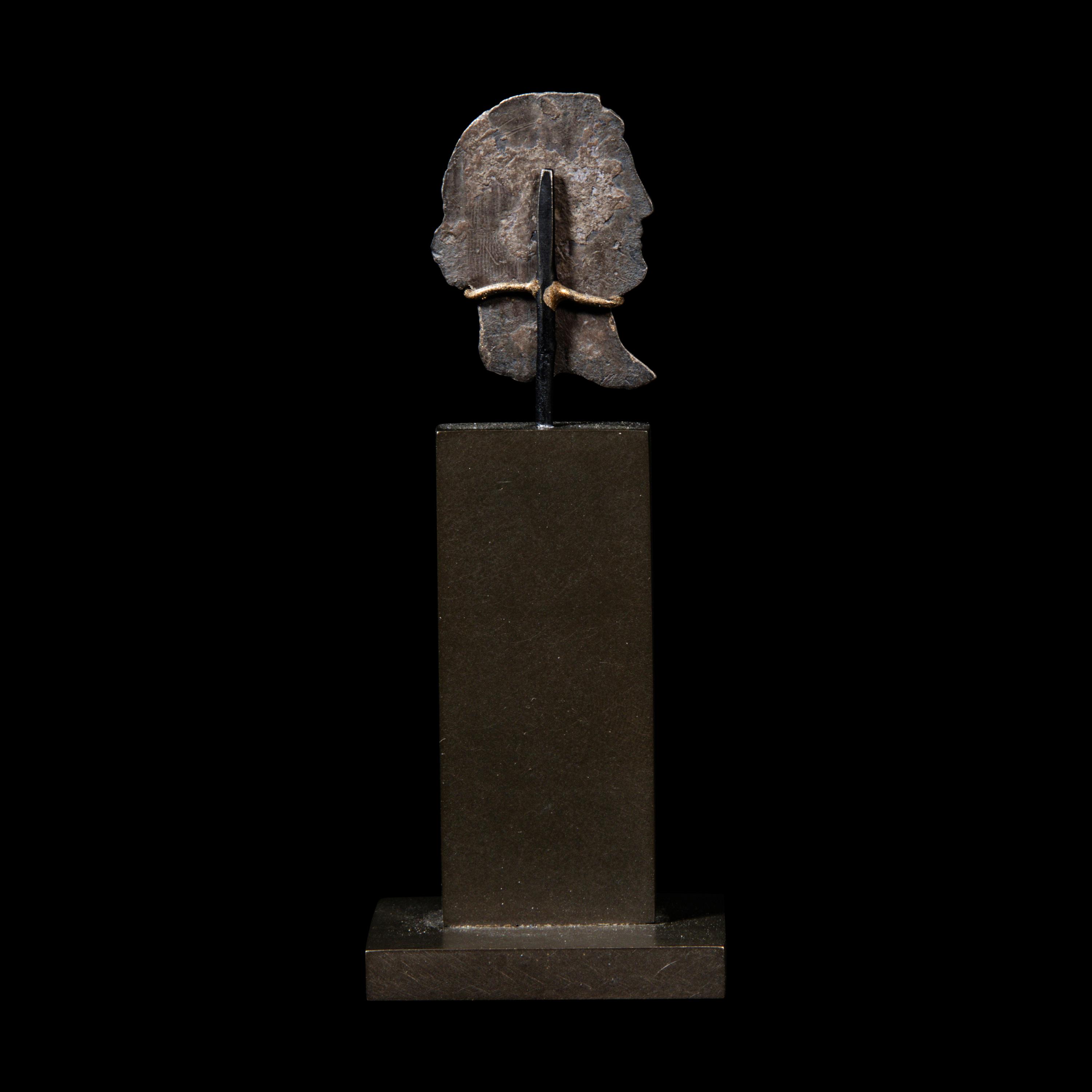 A Greek Gilt-Silver Apollo Appliqué