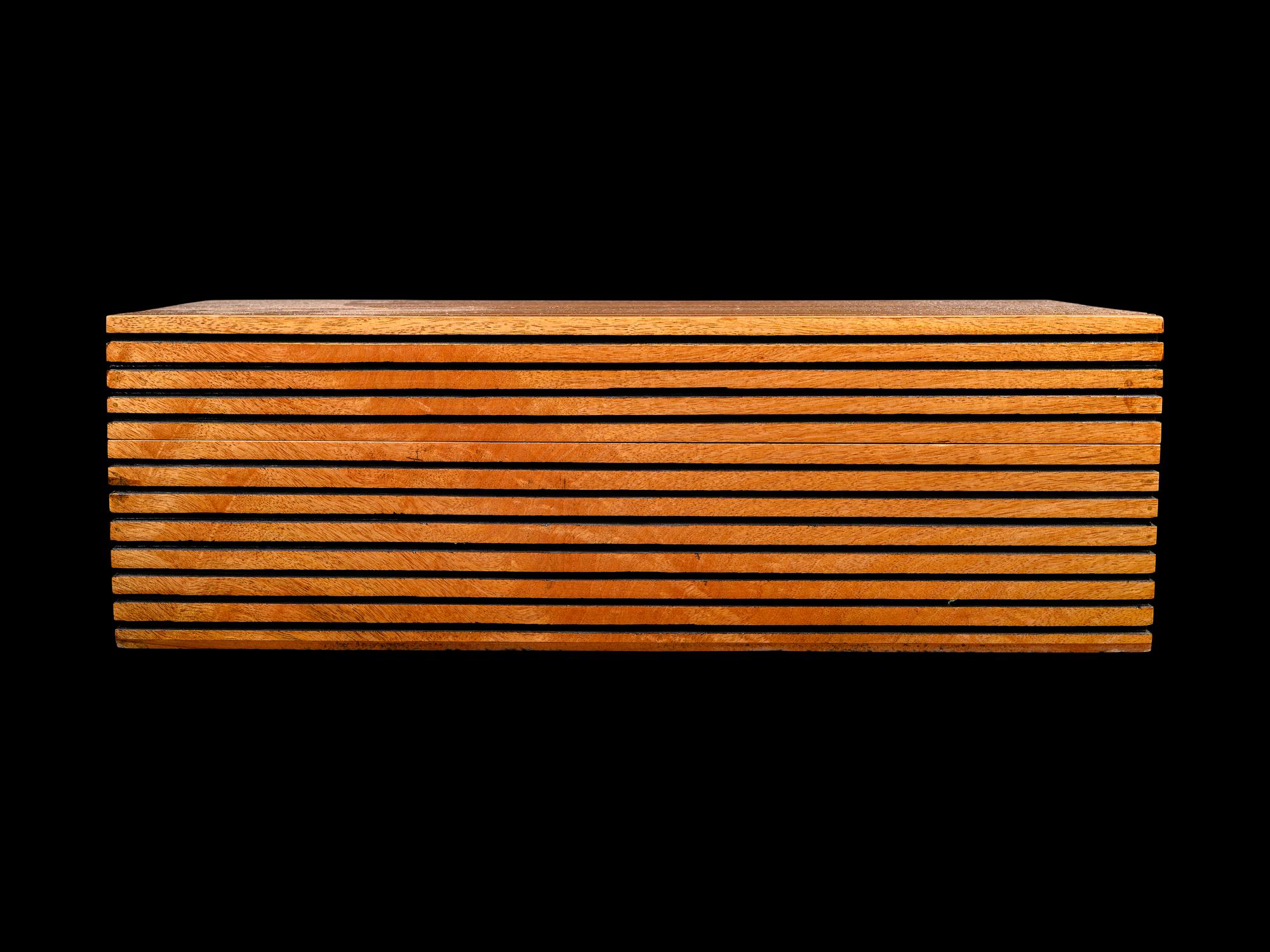 A Group of Five Carved Bowls and a Table Box