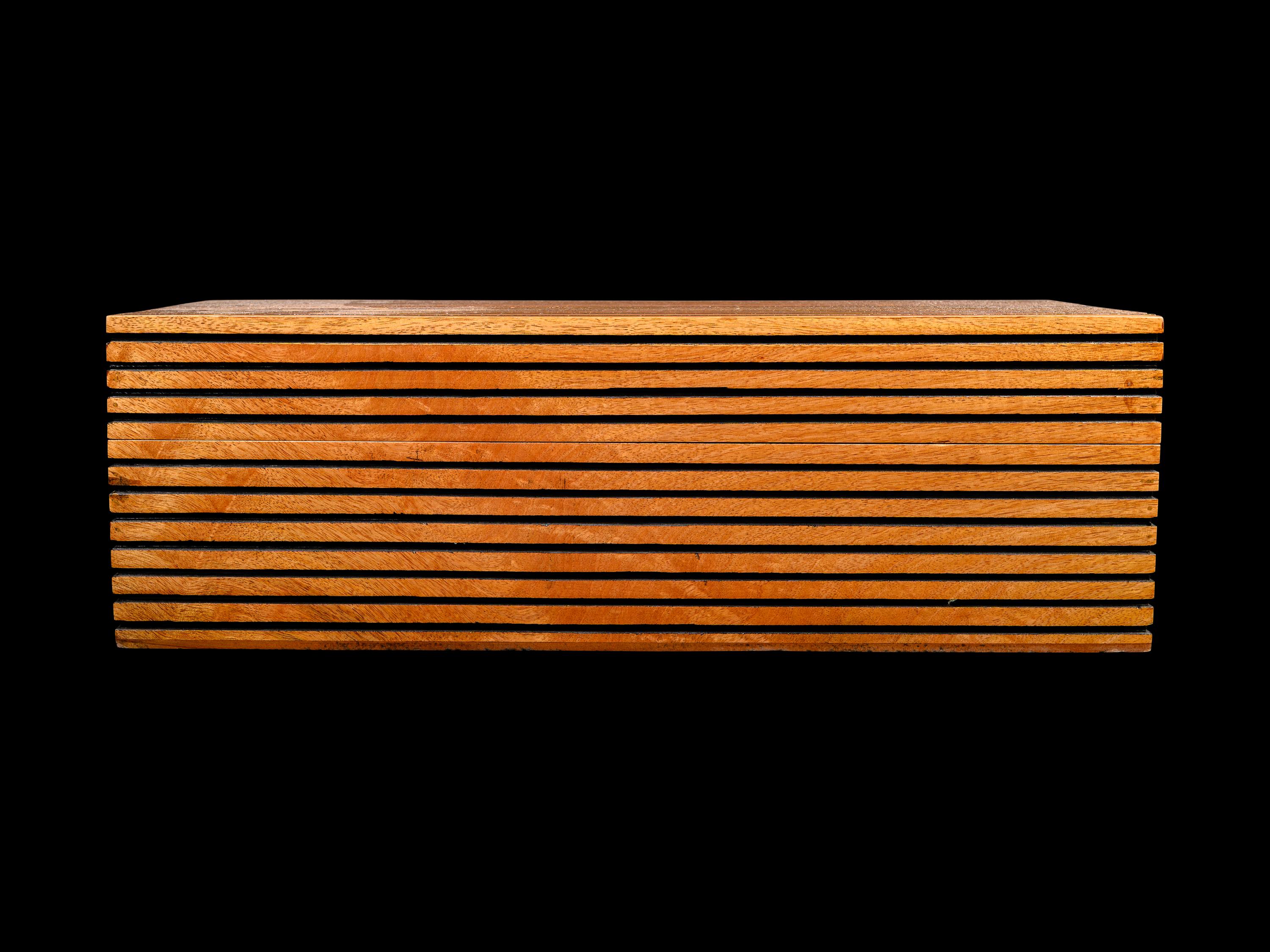 A Group of Five Carved Bowls and a Table Box