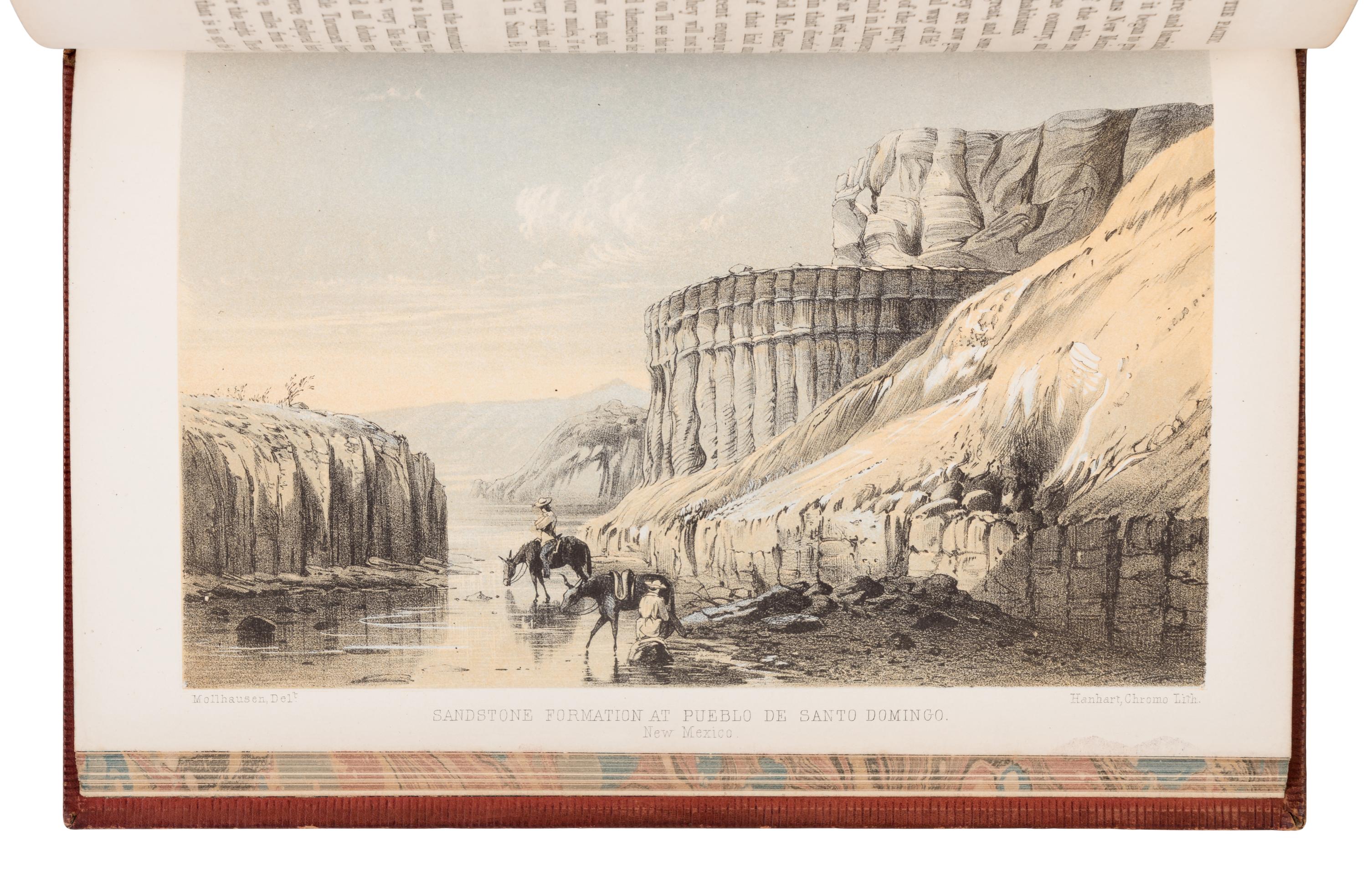 MOLLHAUSEN, Heinrich Balduin (1825-1905). Diary of a Journey from the Mississippi to the Coasts of the Pacific. London: Longman, Brown, Green, Longmans, and Roberts, 1858.