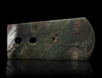 An Archaistic Green Jade Axe