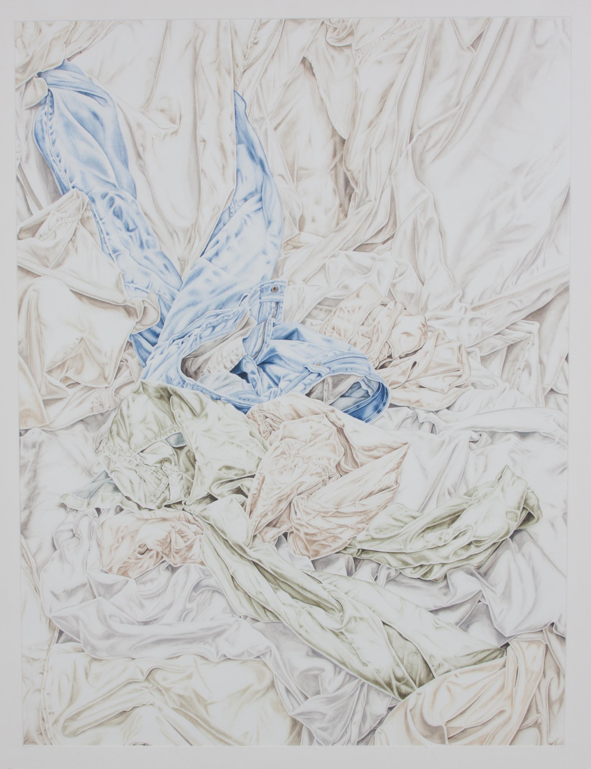 Alain Gavin, (American, 20th century), Untitled (Cloth and Blue Jeans), circa 1983