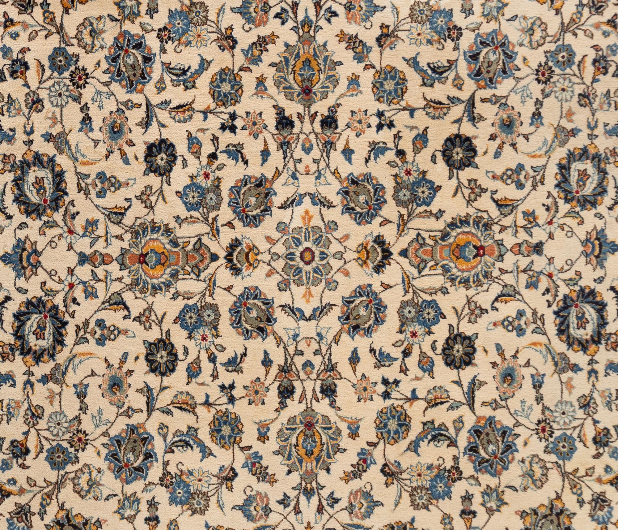 A Kashan Wool Rug