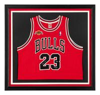 A Michael Jordan Signed Autograph Limited Edition 1999 Chicago Bulls Retirement Jersey (Upper Deck Authenticated)