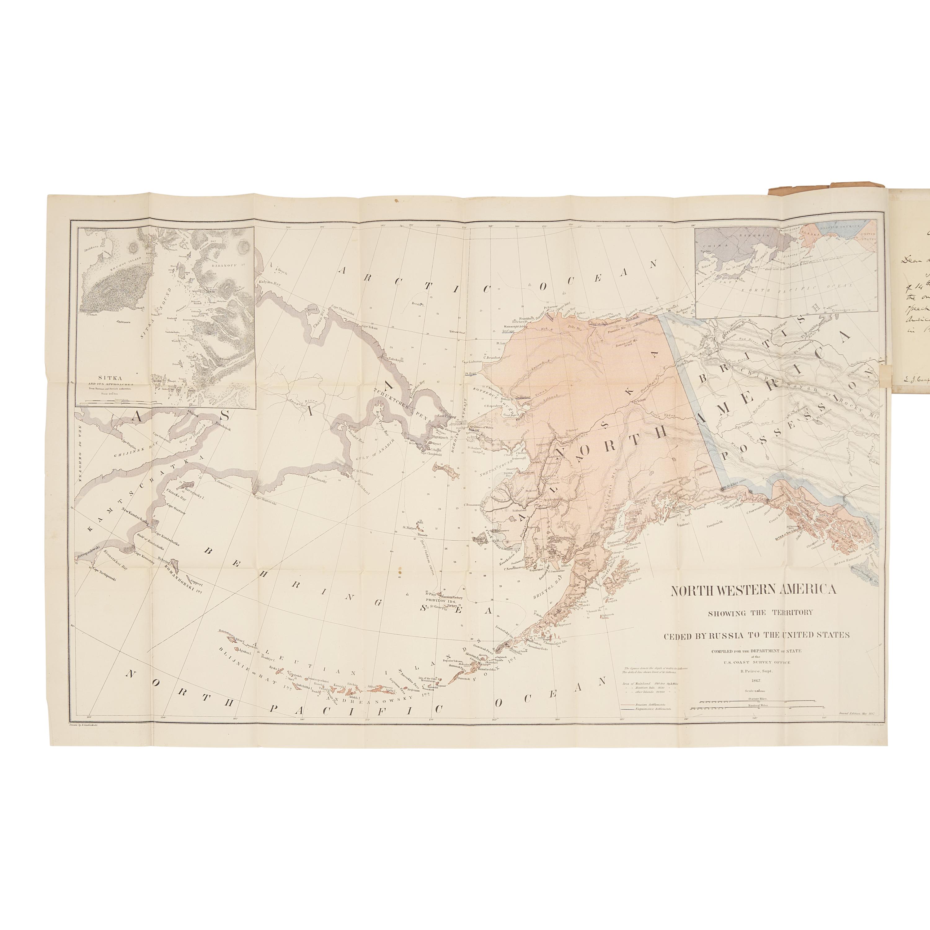 *[Alaska] Presentation Copy of Speech of Hon. Charles Sumner, of Massachusetts, on the Cession of Russian America to the United States