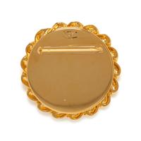 Chanel, Large CC Mirrored Brooch