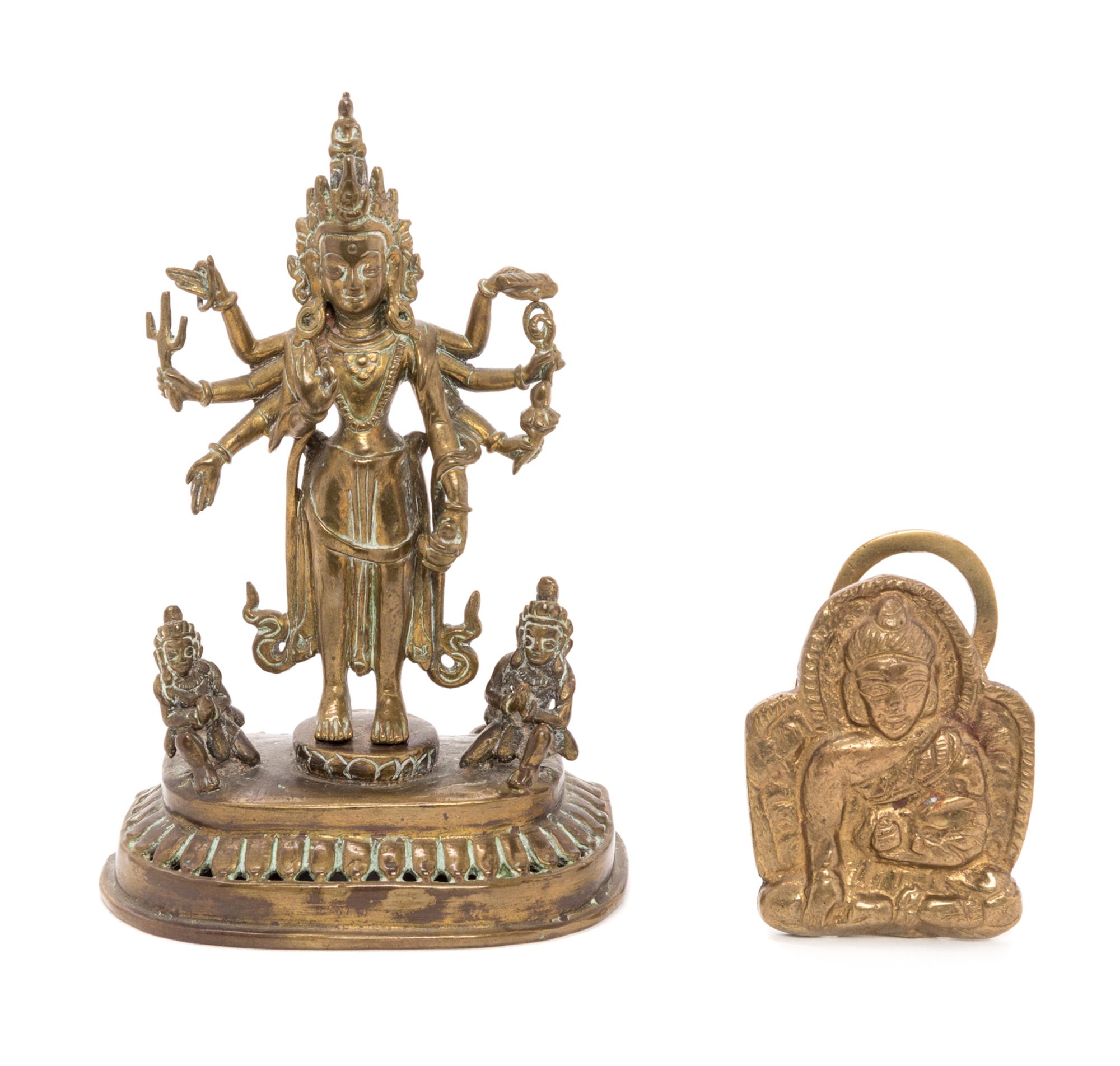 Two Indian Gilt Bronze Figures