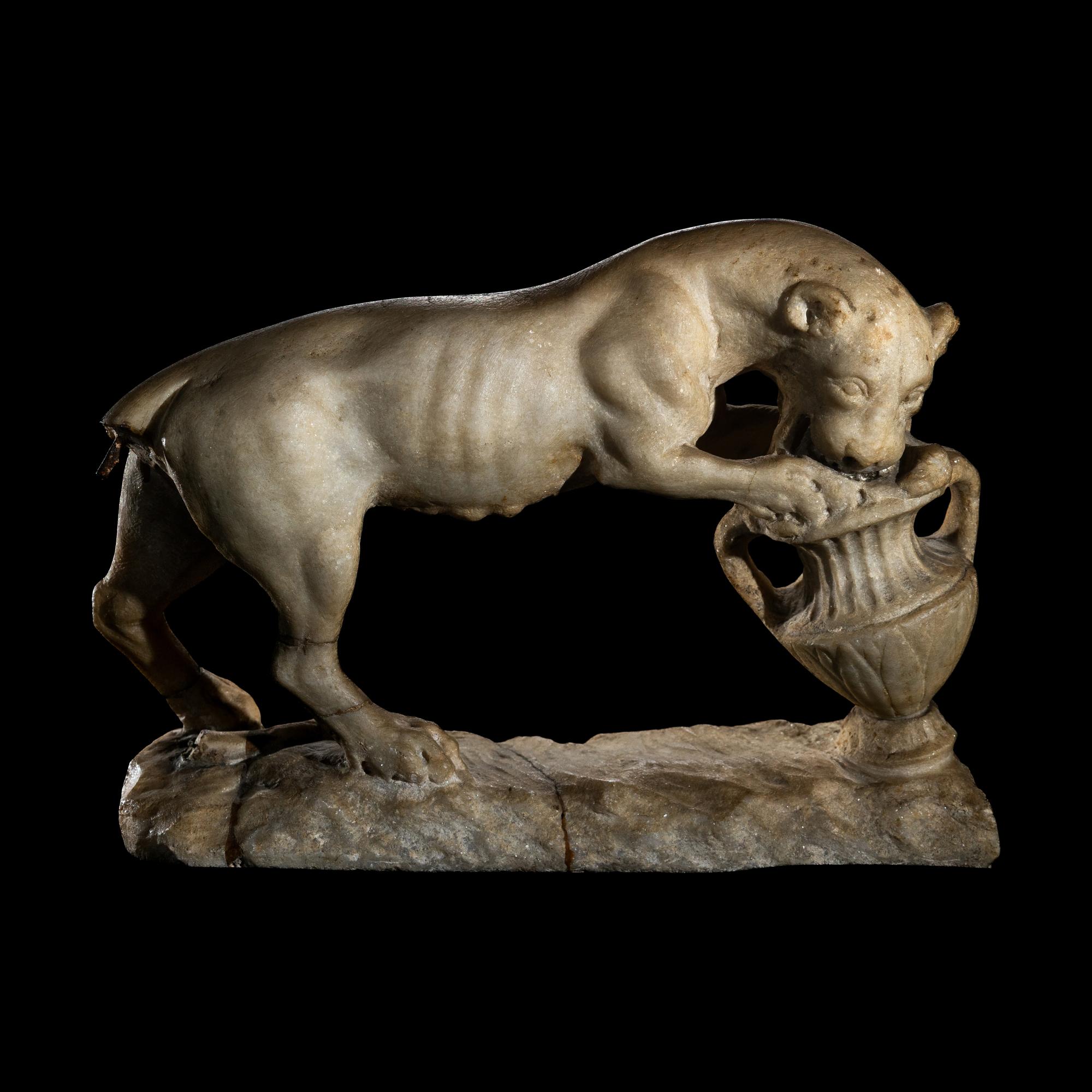 A Roman Marble Dionysiac Pantheress