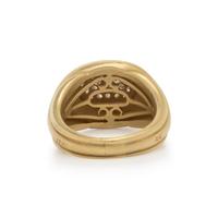 KIESELSTEIN-CORD, DIAMOND AND YELLOW GOLD RING