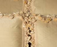 Two Bolster Cushions and Four Silk Tasseled Pillows — 20th Century