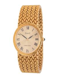 PIAGET FOR CARTIER, YELLOW GOLD WATCH