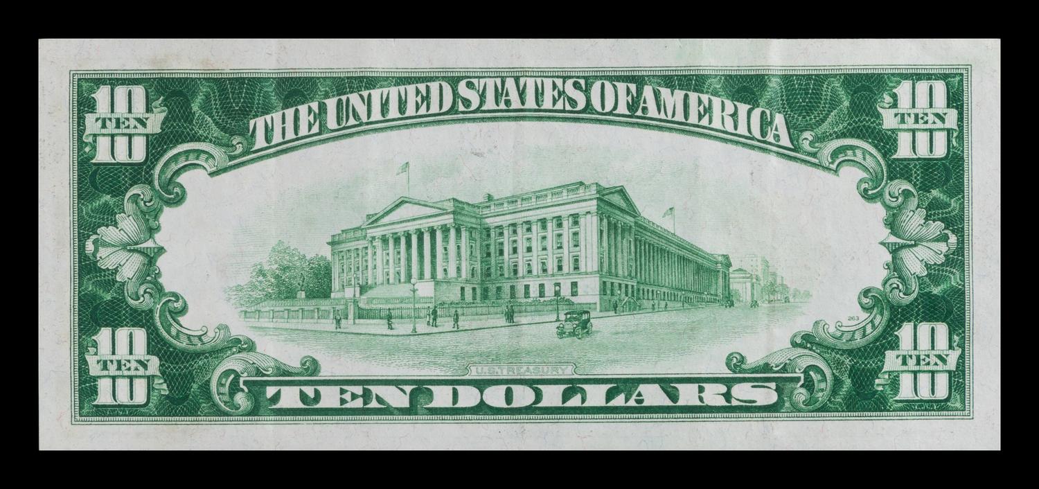 A United States 1928 $10 Gold Certificate