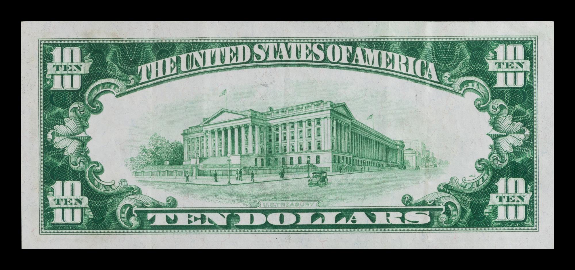 A United States 1928 $10 Gold Certificate