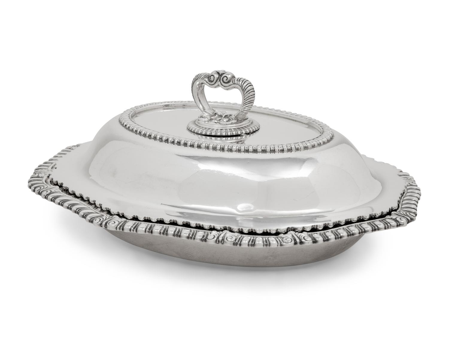 A Tiffany and Co. Silver Entree Dish
