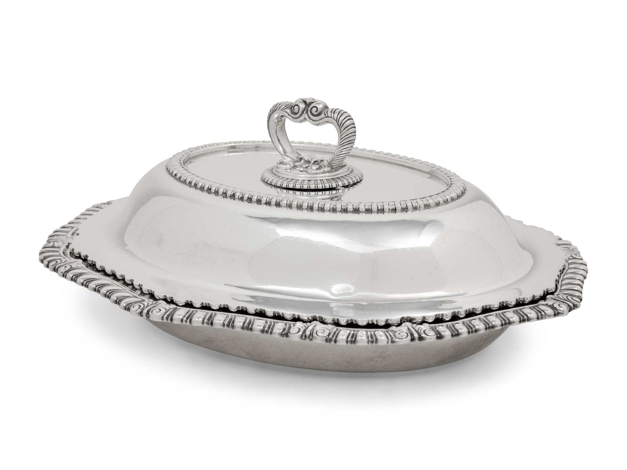 A Tiffany and Co. Silver Entree Dish