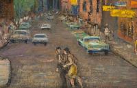A Street in Tribeca, Manhattan