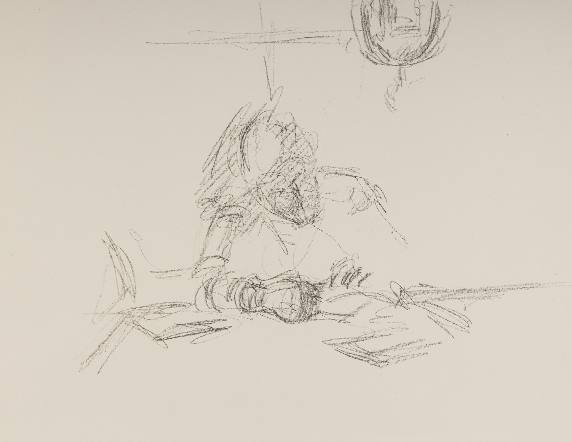 La Mère de l'artiste lisant sous la lampe à Stampa III, 1963