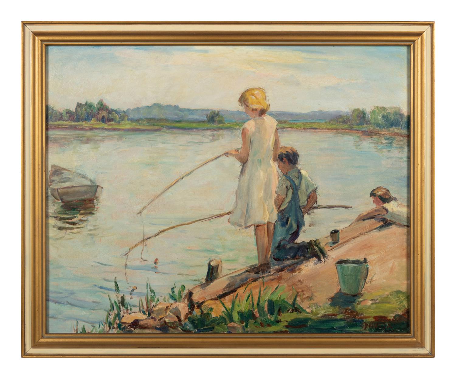 Fishing , c. 1932
