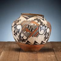 Acoma Polychrome Pottery Jar