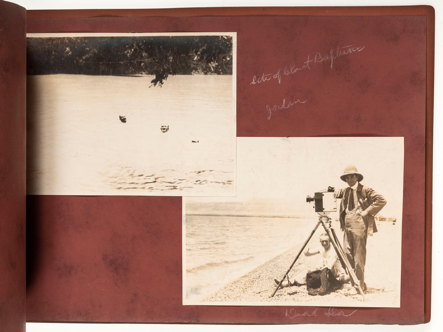 [EARLY PHOTOGRAPHY]. TEMPLE, C. Warren, photographer. Album containing photographs of the Holy Land. [Ca early 20th century].