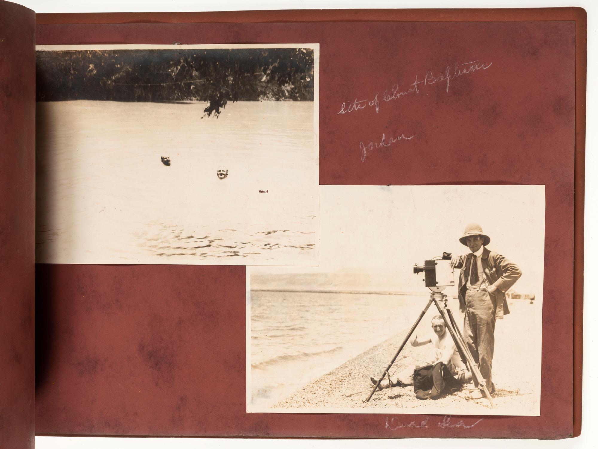 [EARLY PHOTOGRAPHY]. TEMPLE, C. Warren, photographer. Album containing photographs of the Holy Land. [Ca early 20th century].
