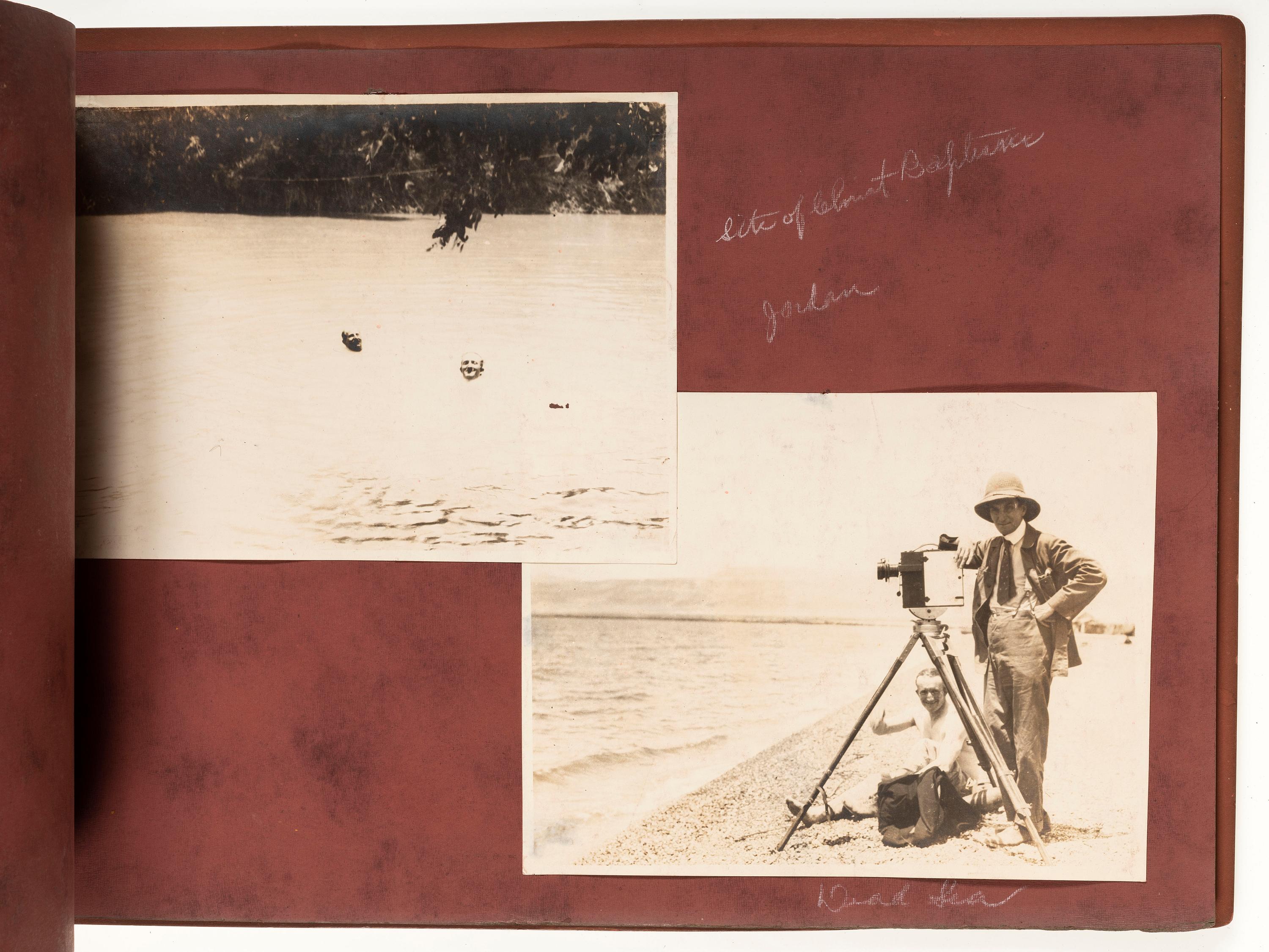 [EARLY PHOTOGRAPHY]. TEMPLE, C. Warren, photographer. Album containing photographs of the Holy Land. [Ca early 20th century].