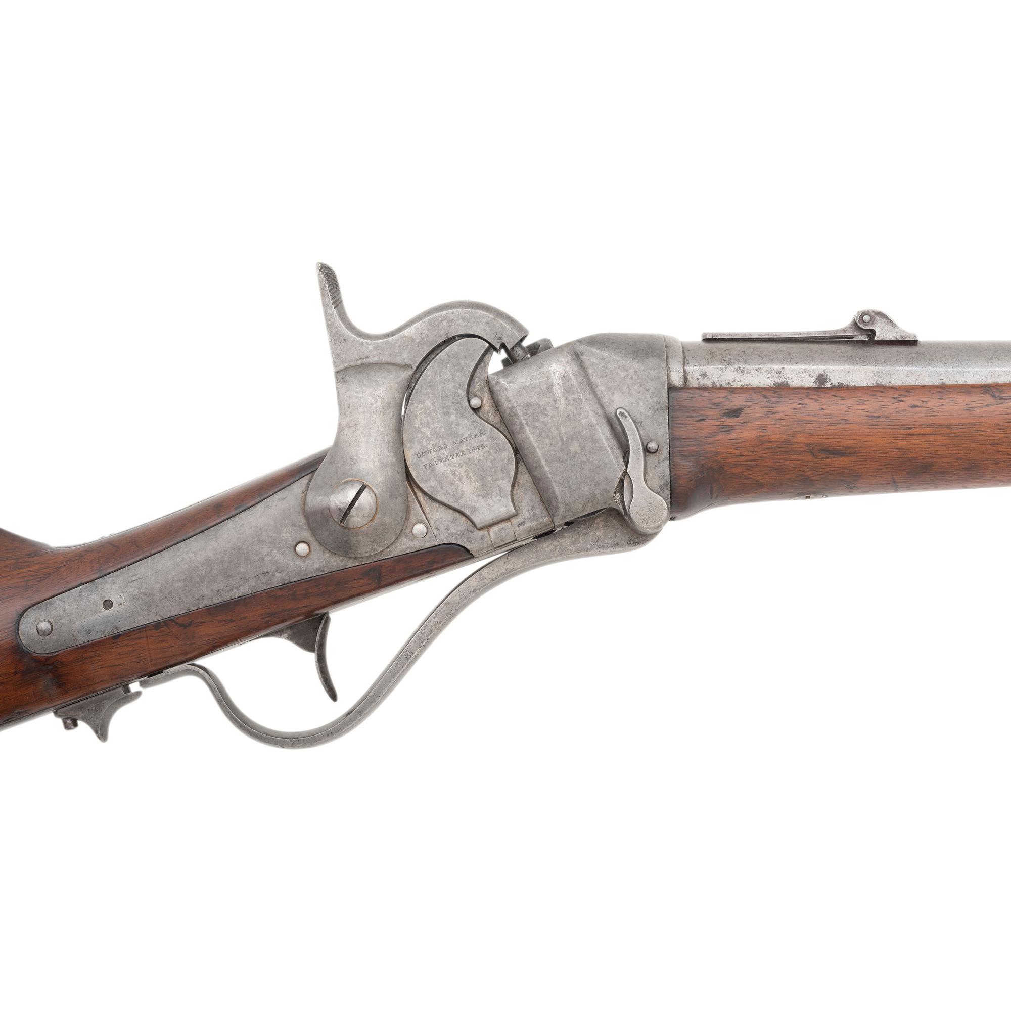 Rare Martially Marked Sharps Model 1855 Saddle Ring Carbine