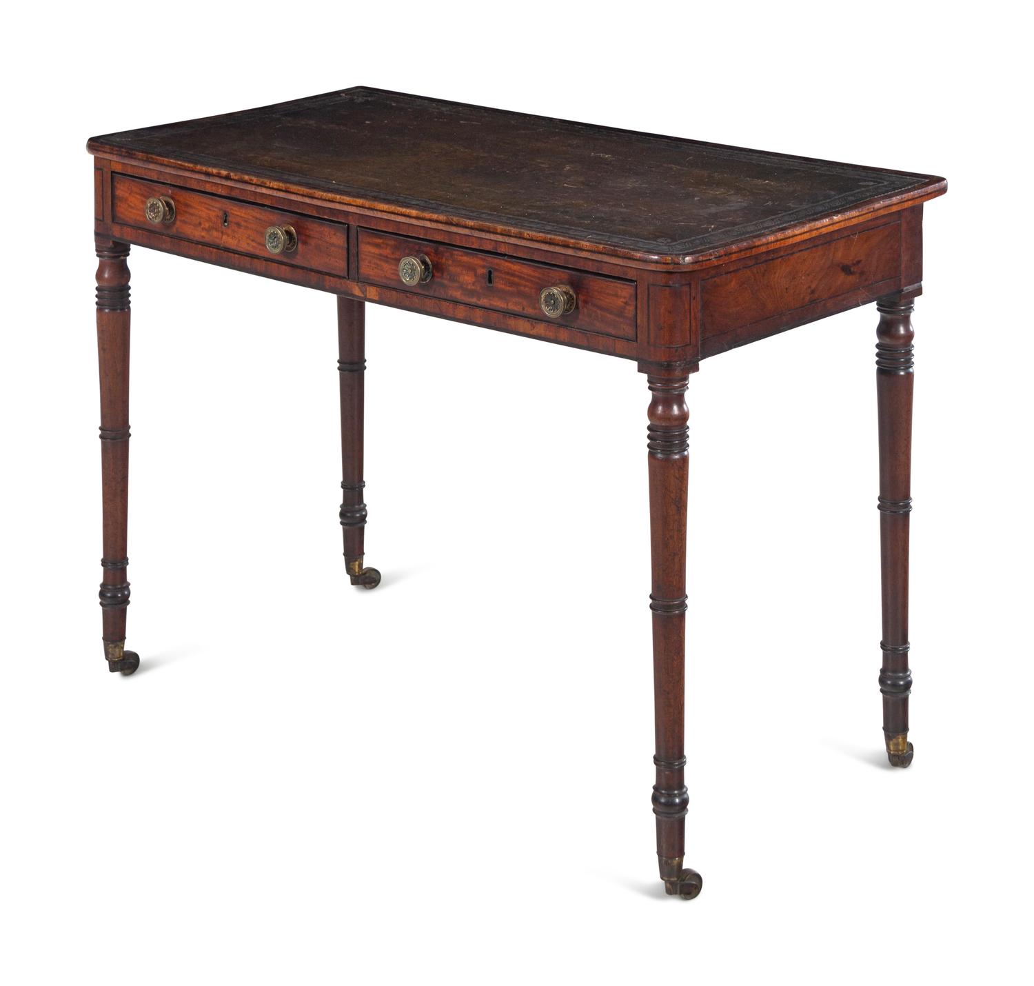 A Regency Mahogany Writing Table