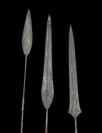 Three Maasai Warrior Spears
