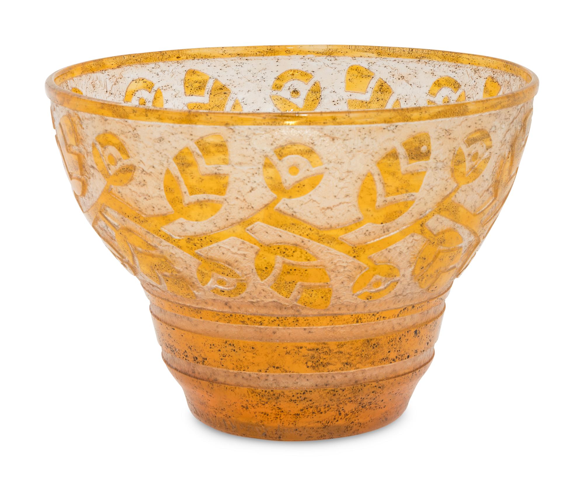 Floral Motif Centerpiece Bowl