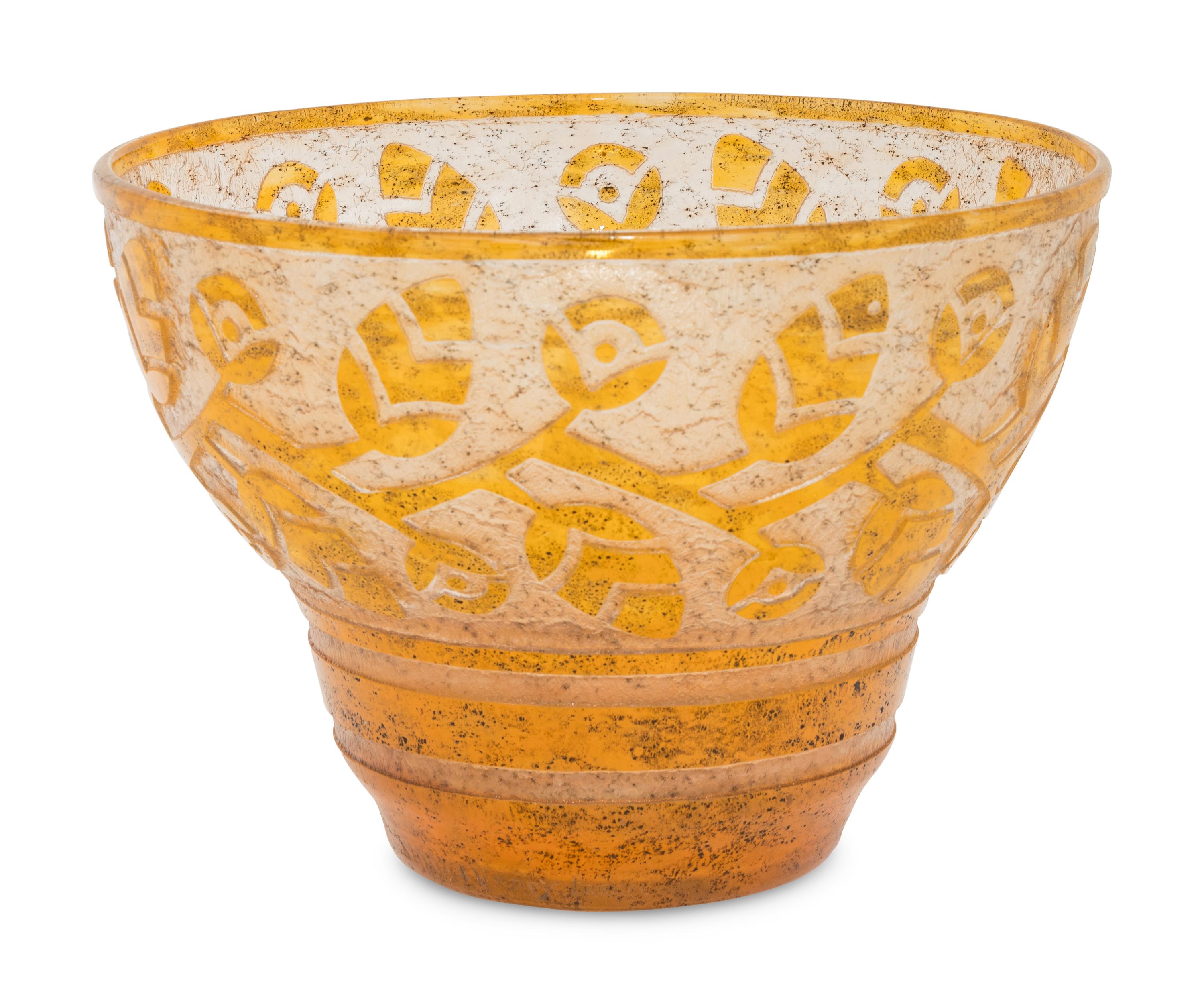Floral Motif Centerpiece Bowl