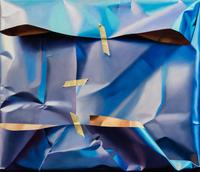 Yrjo Edelmann, (Swedish, b. 1941), Packed Blue and Grey Heaven, 2005